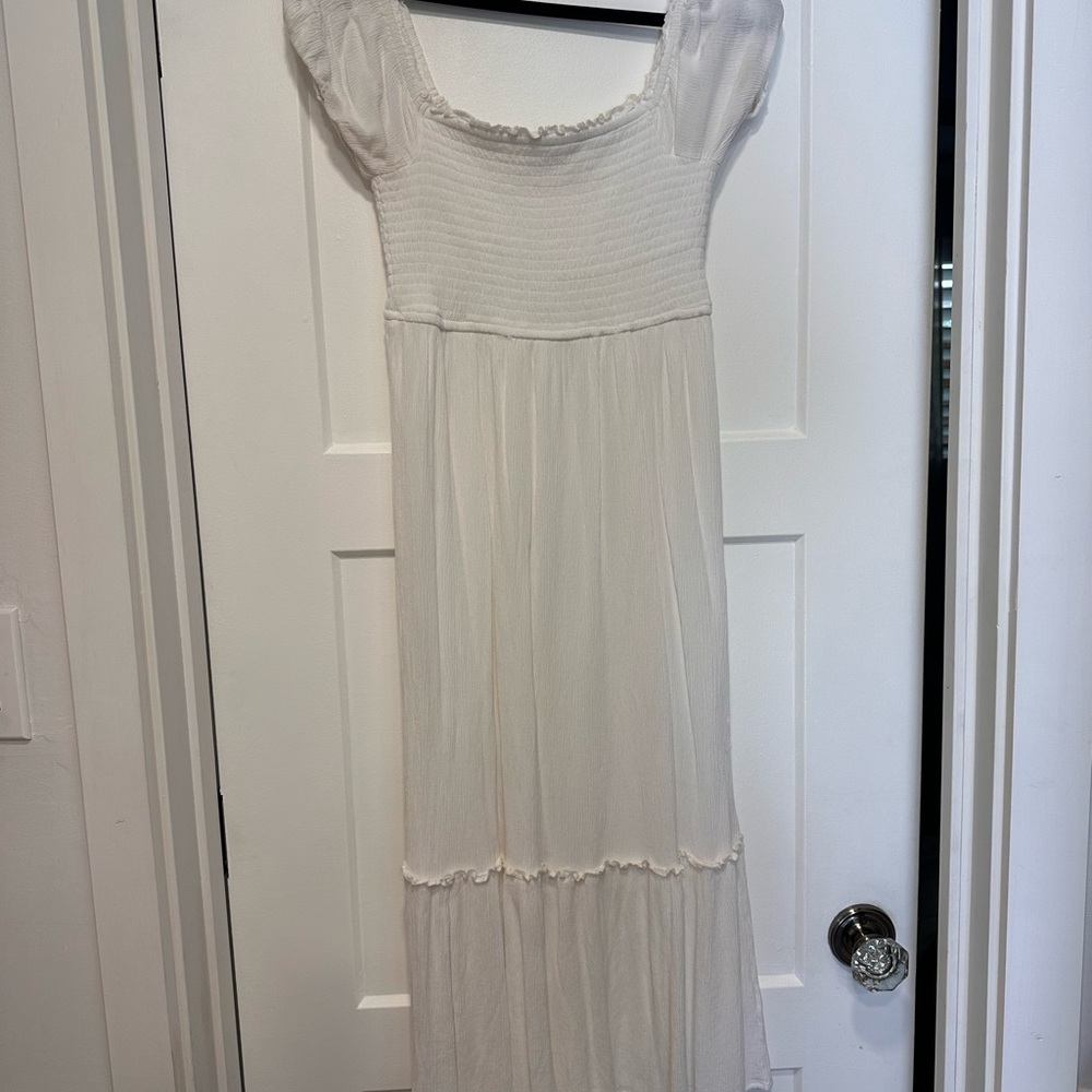 Aeropostale White Midi Dress